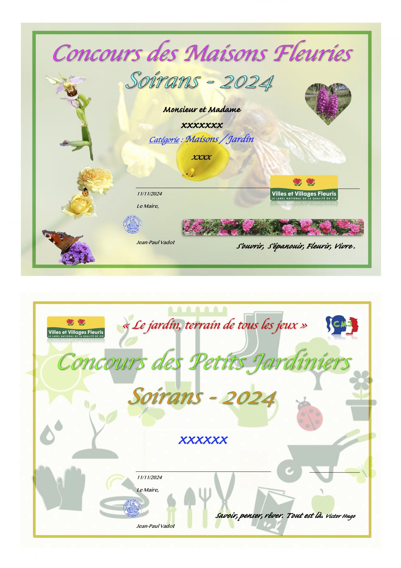 diplôme fleurissement