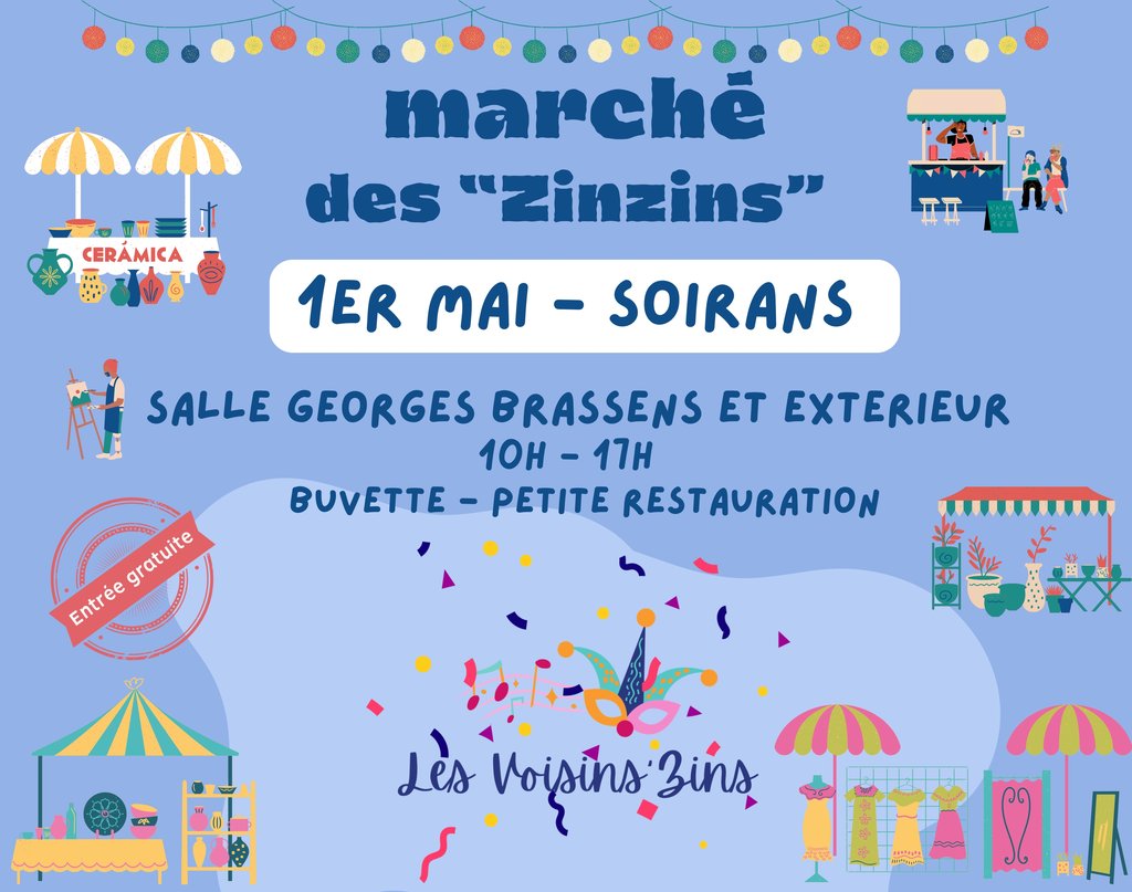 affiche marché