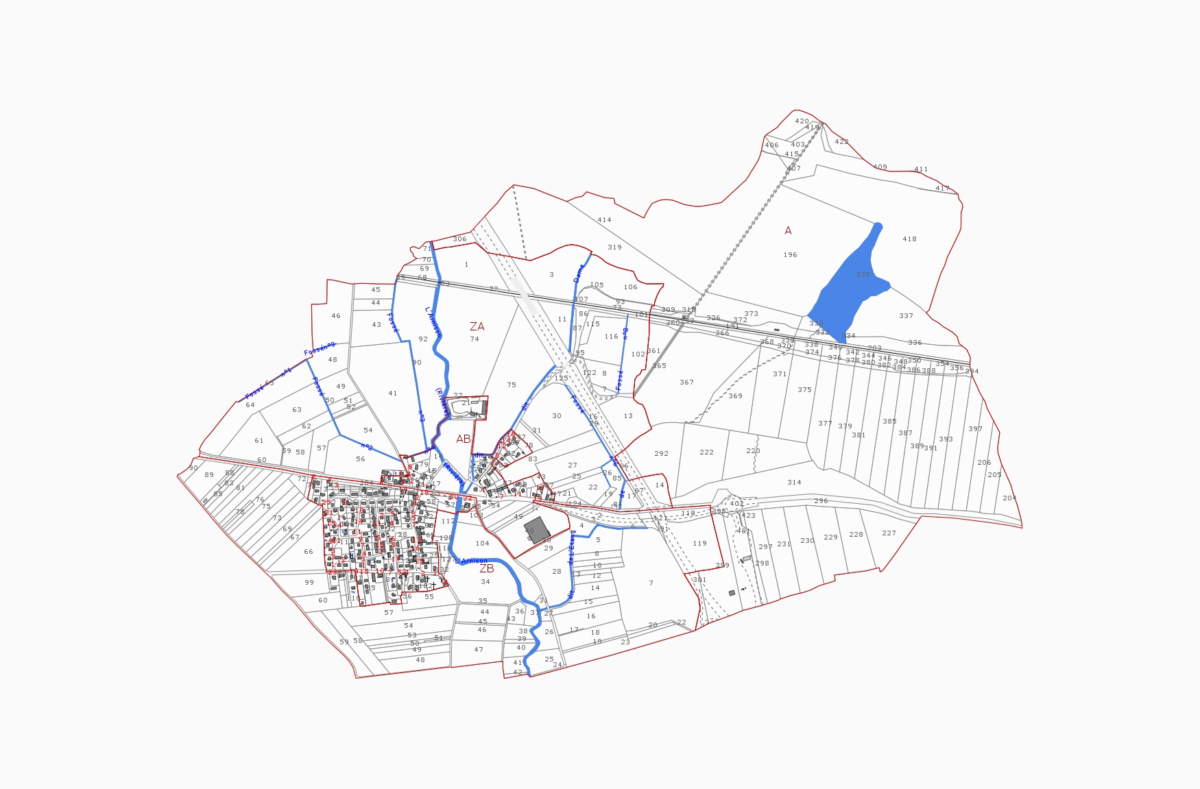 plan de la Commune