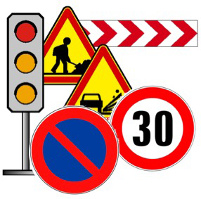 panneaux de chantier