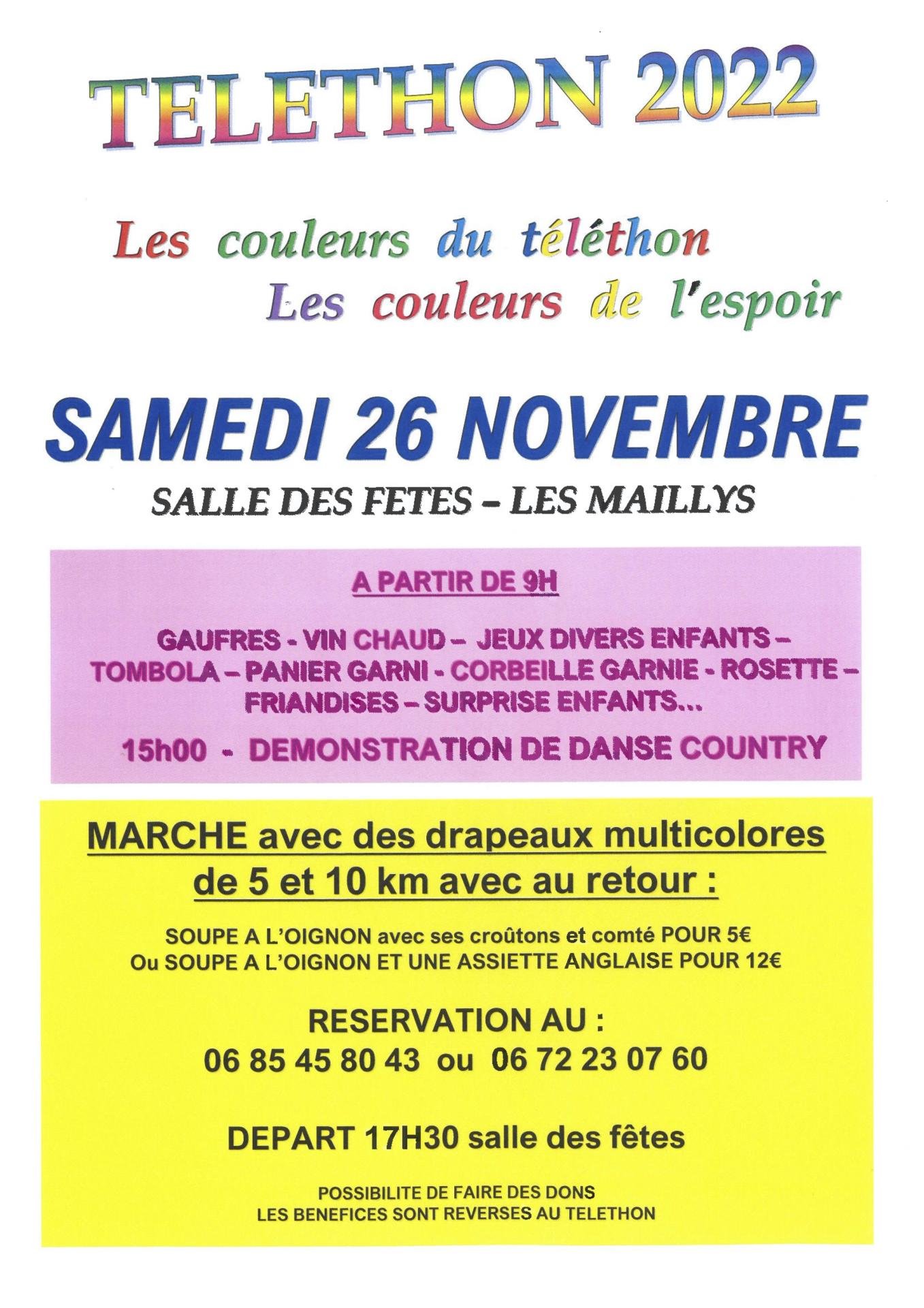 affiche téléthon